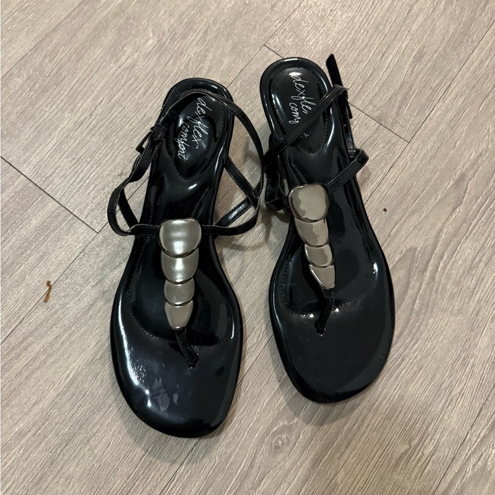 Black Strappy Sandals